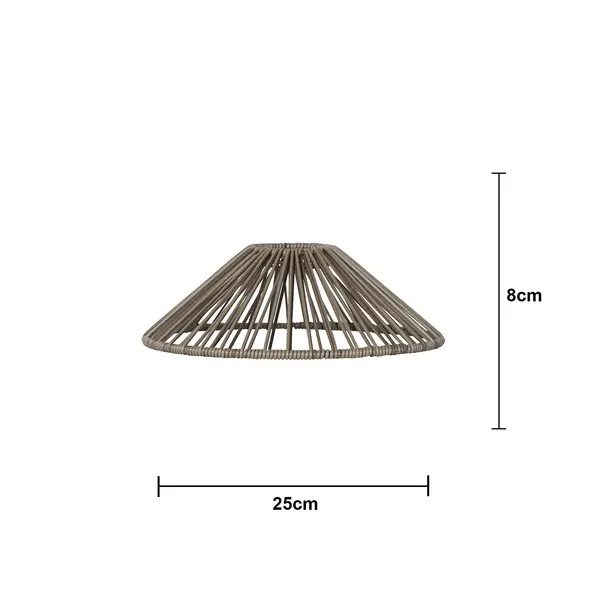 Lampskärm Vide Beige 25cm