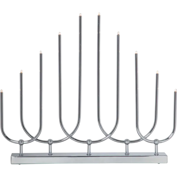 Ljusstake Novum Krom metall 10L