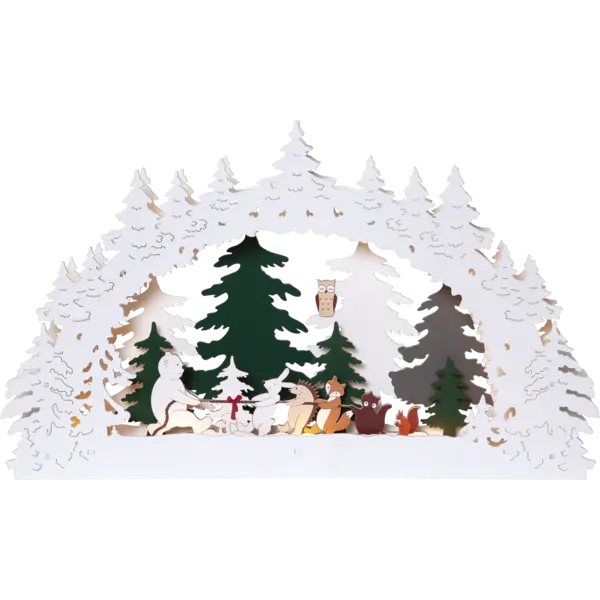 Ljusstake Forest Friends Multi dragkamp B/O
