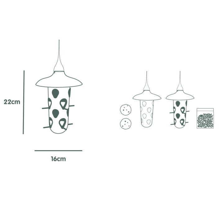 Foderautomat 'Robin' Anthracite