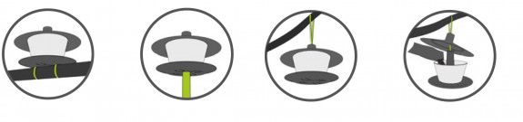 Foderautomat 'Finch' Anthracite