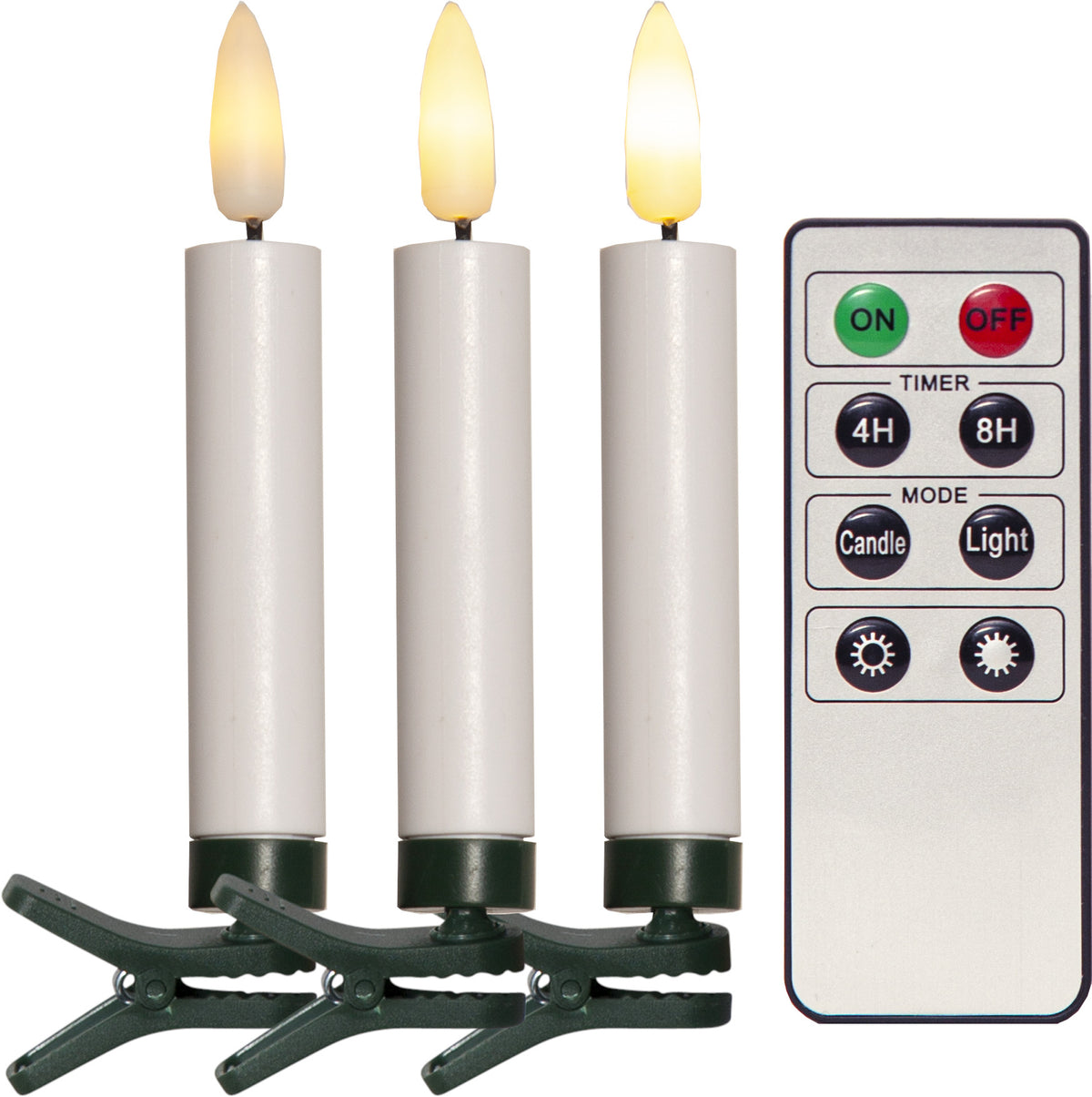 Julgransbelysning Flamme 10LED