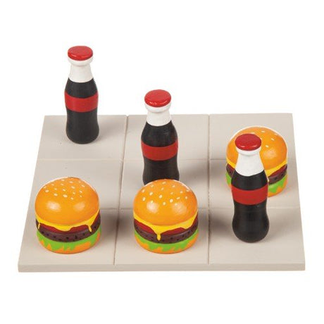 Tre i rad Cola & Burgare 19x19cm