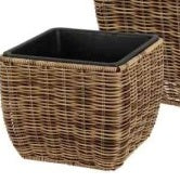 Kruka i Korg 'Kvadrat' - Liten