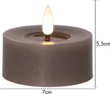 LED Värmeljus 2-pack Flamme Flow Mullvad 7x5,5 cm