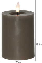 LED Blockljus Flamme Flow Mullvad 7,5x12,5 cm
