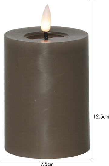 LED Blockljus Flamme Flow Mullvad 7,5x12,5 cm