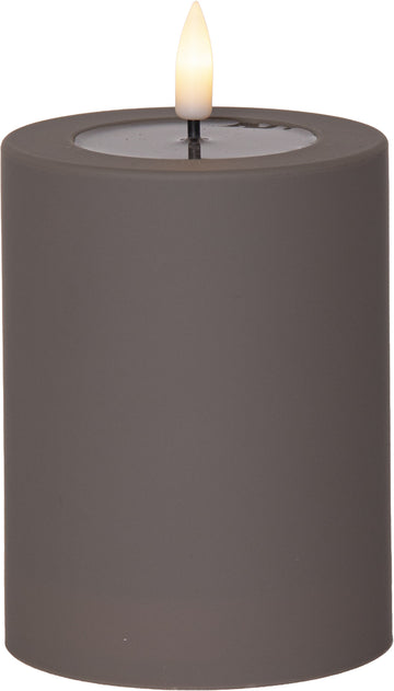 LED Blockljus Flamme Soft Mullvad 7,5x12,5 cm