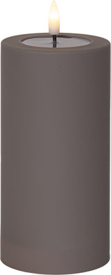 LED Blockljus Flamme Soft Mullvad 7,5x17,5 cm