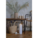LED Ljus Flamme Rak Vit 10x32,5 cm