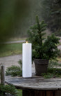 LED Ljus Flamme Rak Vit 10x37,5 cm