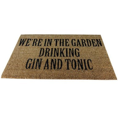 Dörrmatta 'Gin & Tonic' 45x75cm