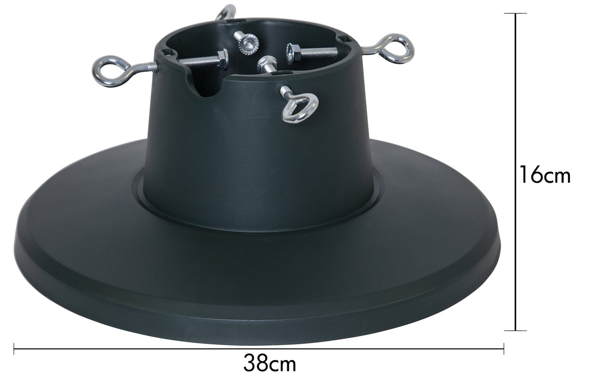 Julgransfot Granig Grön plast 38x16 cm
