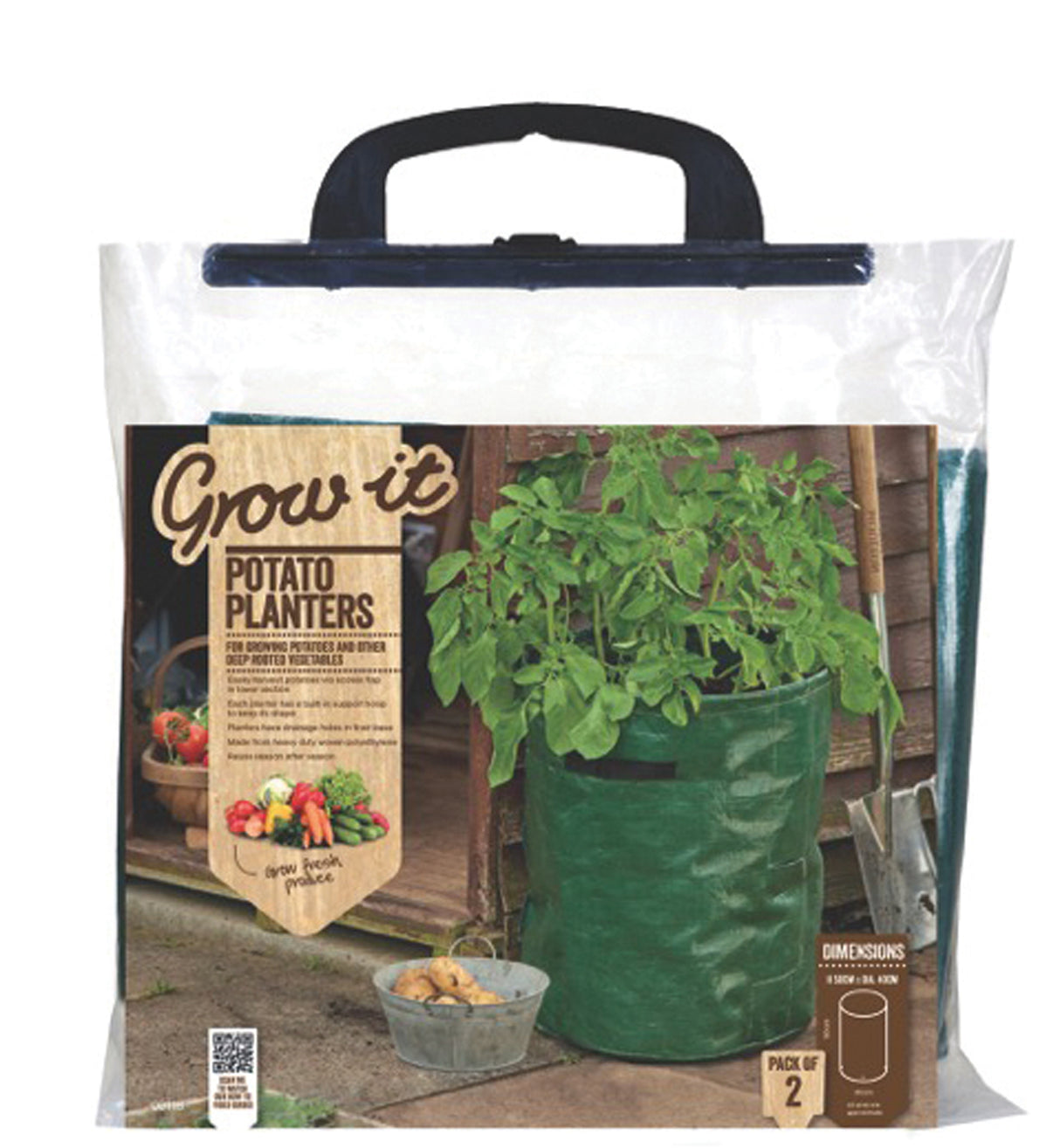 Potatiskruka 40cm Polyeten - 2st