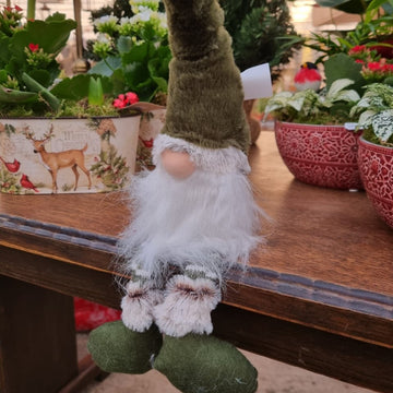 Tomte Grön 11x42cm