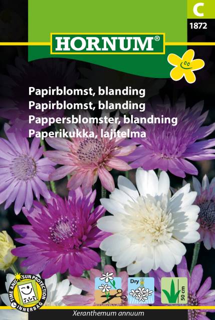 Pappersblomster Mix frö