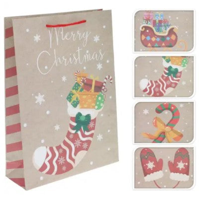 Presentpåse Jul 11x16cm 1st