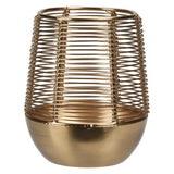 Lykta 'Wire' Guld H12cm