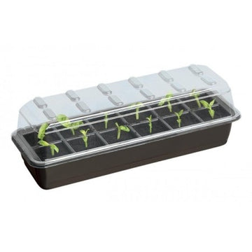 Miniväxthus 'Seed Starter Set' 12 Celler