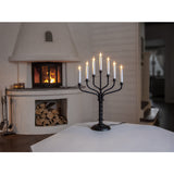 Ljusstake Bore Svart metall 7L
