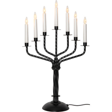 Ljusstake Bore Svart metall 7L