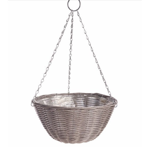 Ampel i Korg D35cm Grå