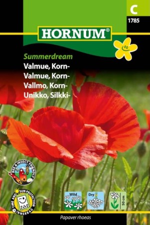 Kornvallmo 'Summerdream' frö
