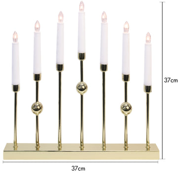 Ljusstake Gustavo Mässing metall 7L
