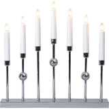 Ljusstake Gustavo Krom metall 7L