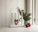 Ljusstake Hilma Vit B/O 4L