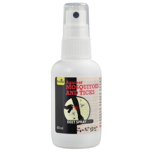 TRINOL 'DEET' Mygg- & Fästingspray 60ml