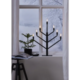 Ljusstake Stockholm Svart metall 7L