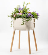 Odlingslåda 'Urbalive High Planter' Ivory