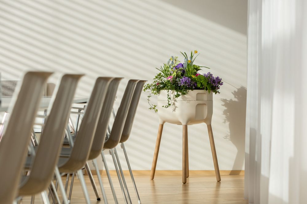 Odlingslåda 'Urbalive High Planter' Ivory