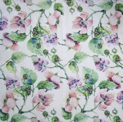 Servett 'Lilac Garden'