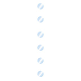 Glasmobil Rund/Speglar 150 cm