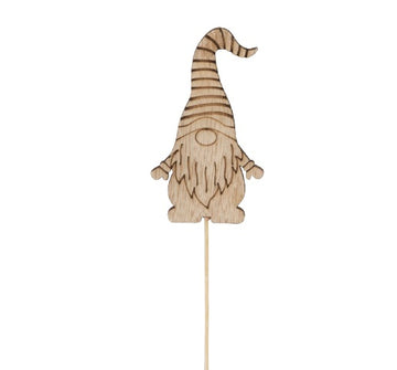Sticks Tomte Trä H8cm