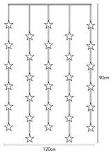 Ljusgardin Star Curtain 90x120cm 30 L