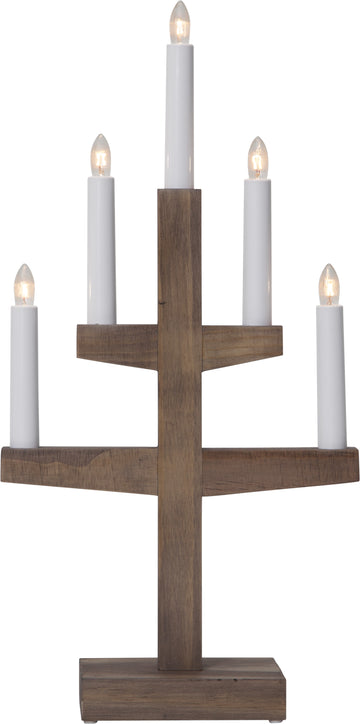 Ljusstake Trapp Brun 5L
