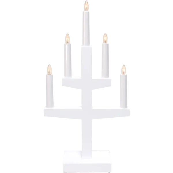 Ljusstake Trapp Vit 5L