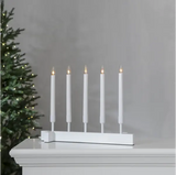 Ljusstake Vind Vit 5L