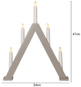 Ljusstake Albo Beige A-form 9L