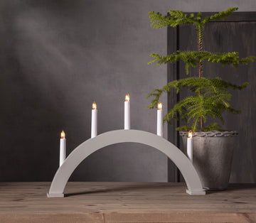 Ljusstake Albo Beige båge 5L