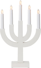 Ljusstake Selma Vit 5L