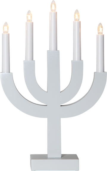 Ljusstake Selma Grå 5L