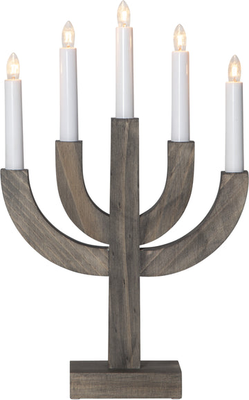 Ljusstake Selma Brun 5L
