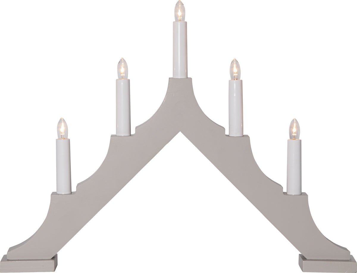 Ljusstake Alma Beige A-Form 5L