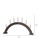 Ljusstake Trapp Brun båge 7L