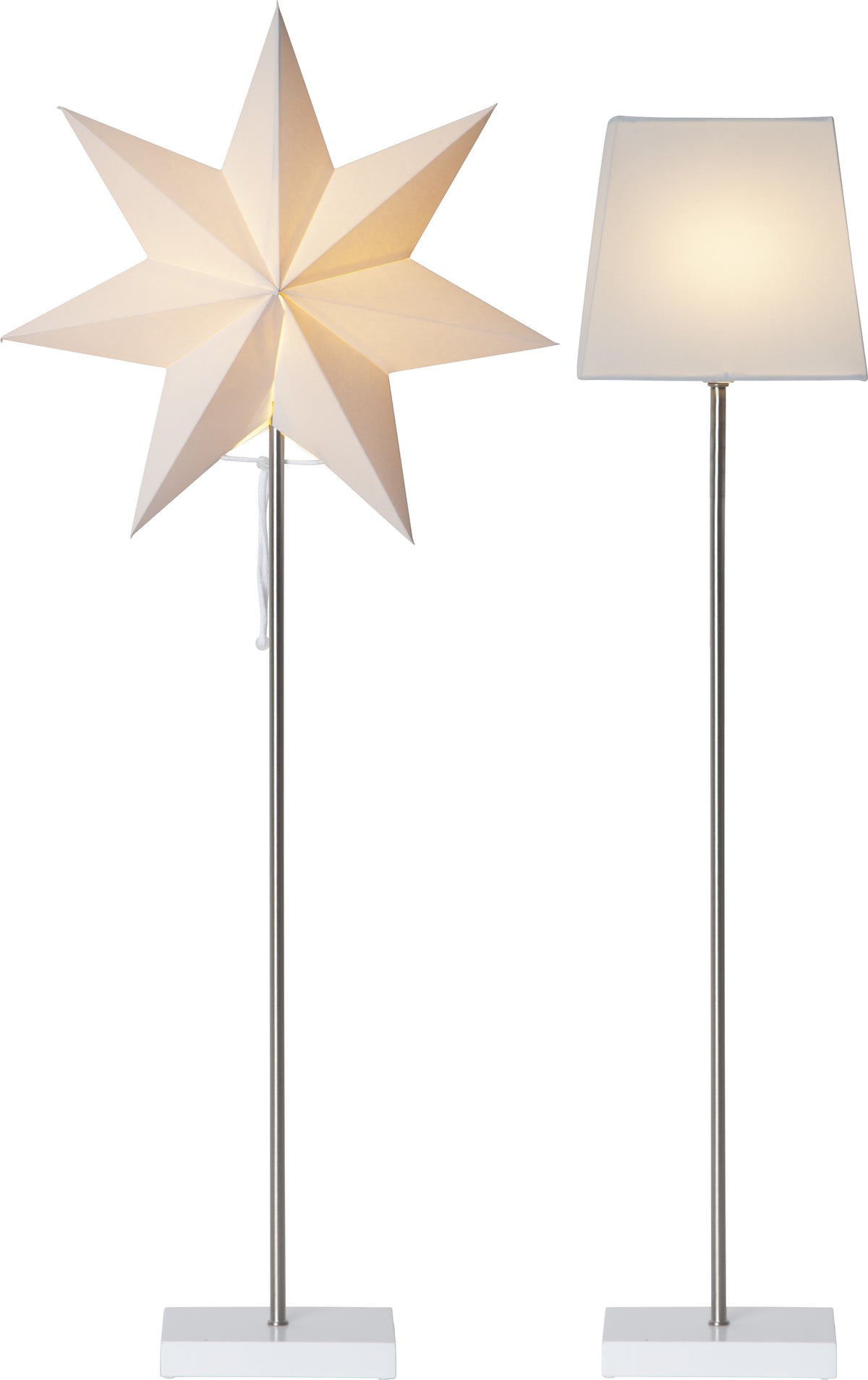 Fot, skärm & stjärna Moa Vit/vit 80cm