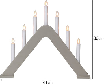 Ljusstake Jarve Beige A-form 7L